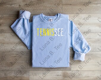 TENNiSSEE® Tennessee Tennis Comfort Colors Sweatshirt - Luna B. Tee