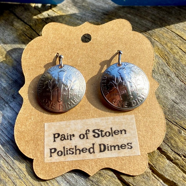 Pair Of Stolen Polished Dimes