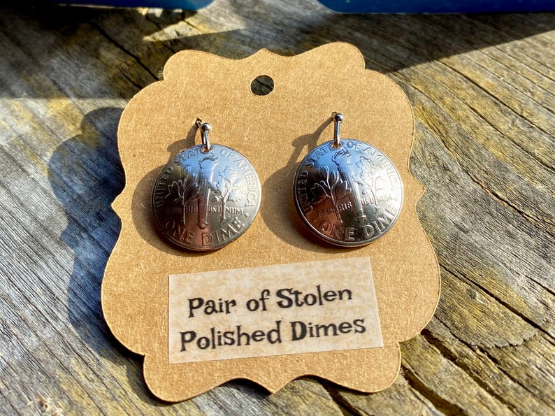 Pair Of Stolen Polished Dimes image 1