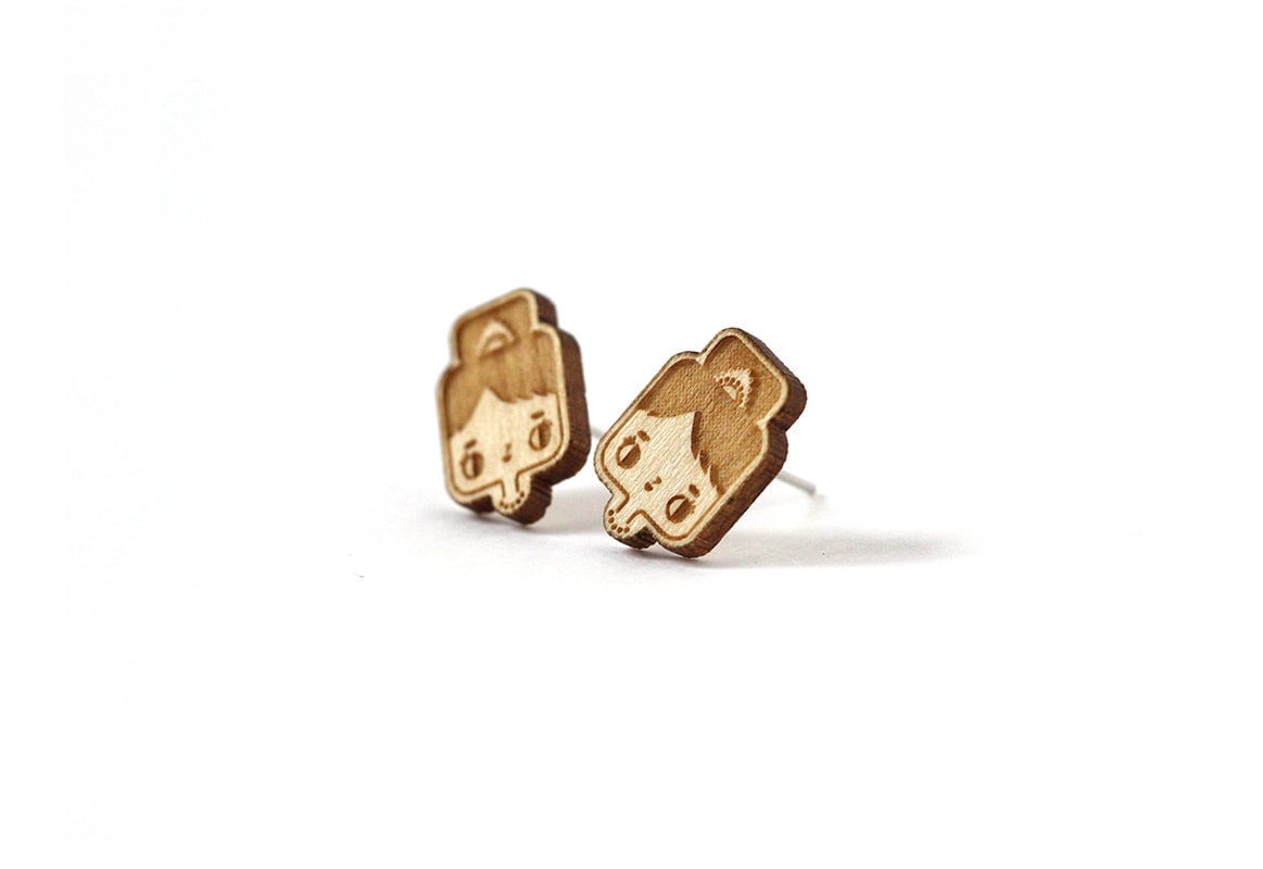 Boucles D'oreilles Pendantes Dormeuses Audrey Hepburn My Fair Lady - Plaqué Or - Neuf