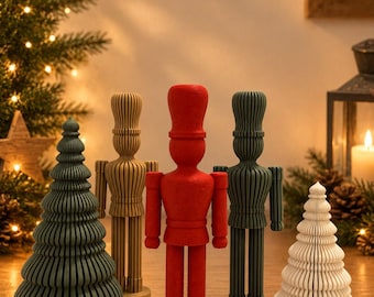 3D printed nutcracker Christmas figure
