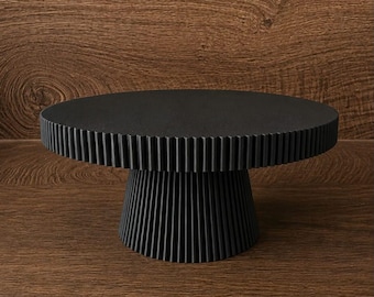 Japandi Decorative Tray – Modern Pedestal for Decoration, Minimalist Decorative Stand, Scandinavian Home Decor, 3D Printed