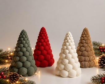 3D printed Christmas tree/ Christmas decorations/ Fir tree decorations/ Table decorations