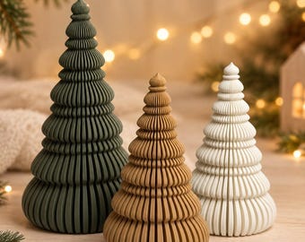 3D printed Christmas tree | Modern Christmas decoration | Sustainable winter decoration | Gift idea