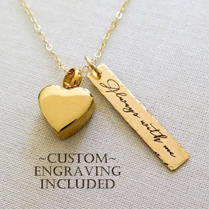 Personalized Heart Cremation Urn Necklace: Custom Engraved Memorial Jewelry for Pet or Human Ashes in Silver, Gold or Rose Gold