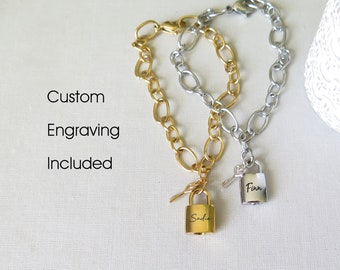 Padlock Urn Bracelet, Cremation Jewelry Bracelet, Custom Engraved Urn Bracelet, Urn for Pet or Human Ashes, Ashes Bracelet, Silver or Gold