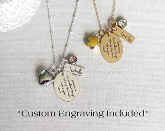 Cremation Jewelry Necklace, Miscarriage Gift, Winnie-the-pooh, Ashes Necklace, Engraved Quote Urn Necklace, Urn Necklace for Human Ashes