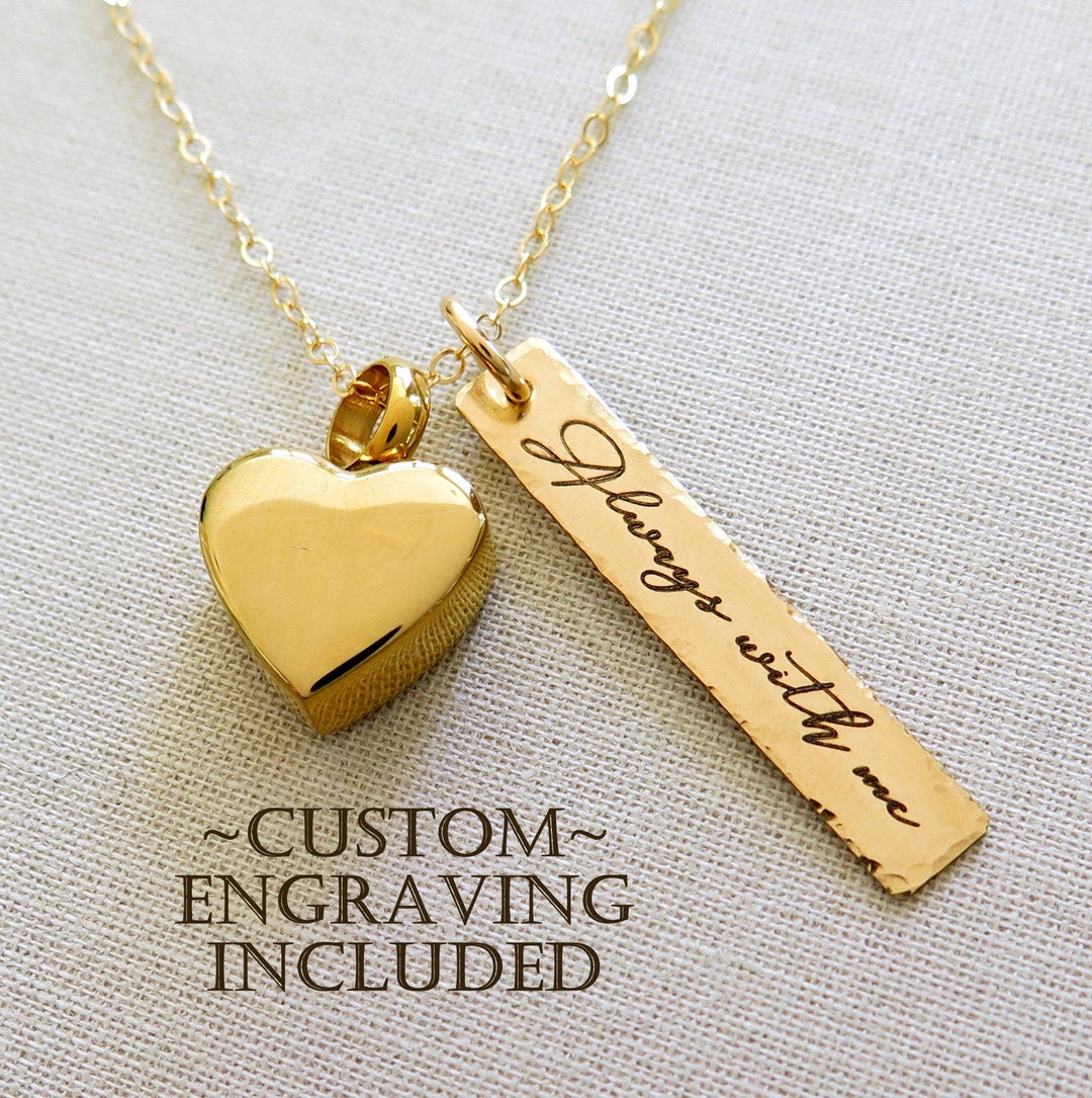 Cremation Jewelry Necklace, Ashes Necklace, Personalized Custom