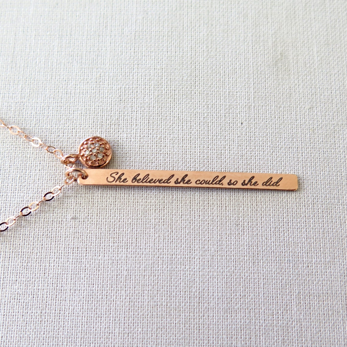 Custom Quote Necklace