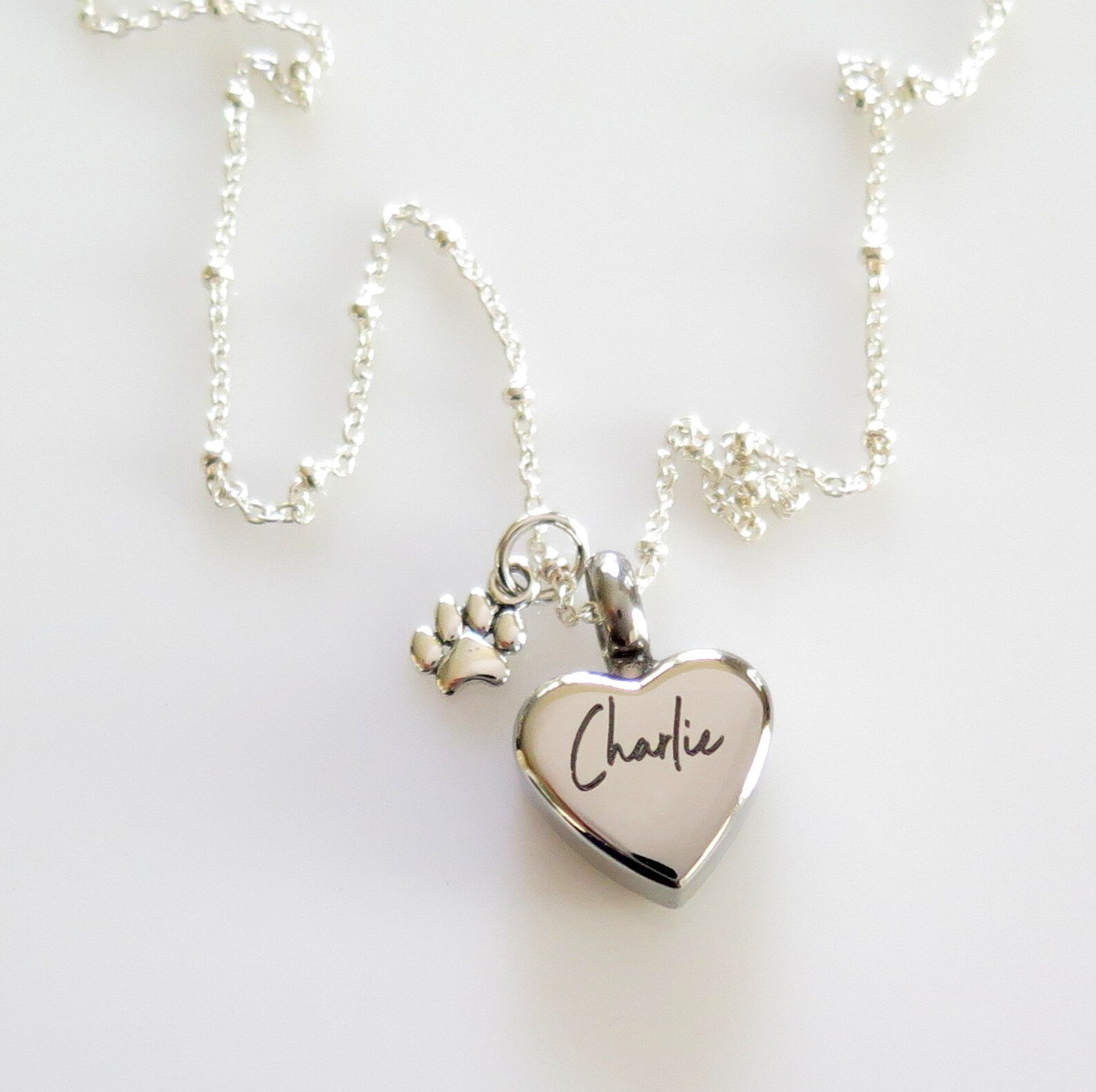 Pet Urn Necklace Cremation Jewelry Pet Memorial Jewelry Etsy