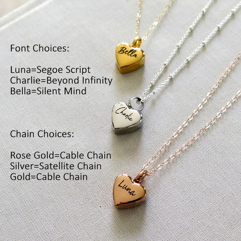 Ashes Necklace Pet Urn Necklace Cremation Jewelry Necklace Heart Necklace Rose Gold Urn Necklace for Human Ashes Pet Memorial Jewelry