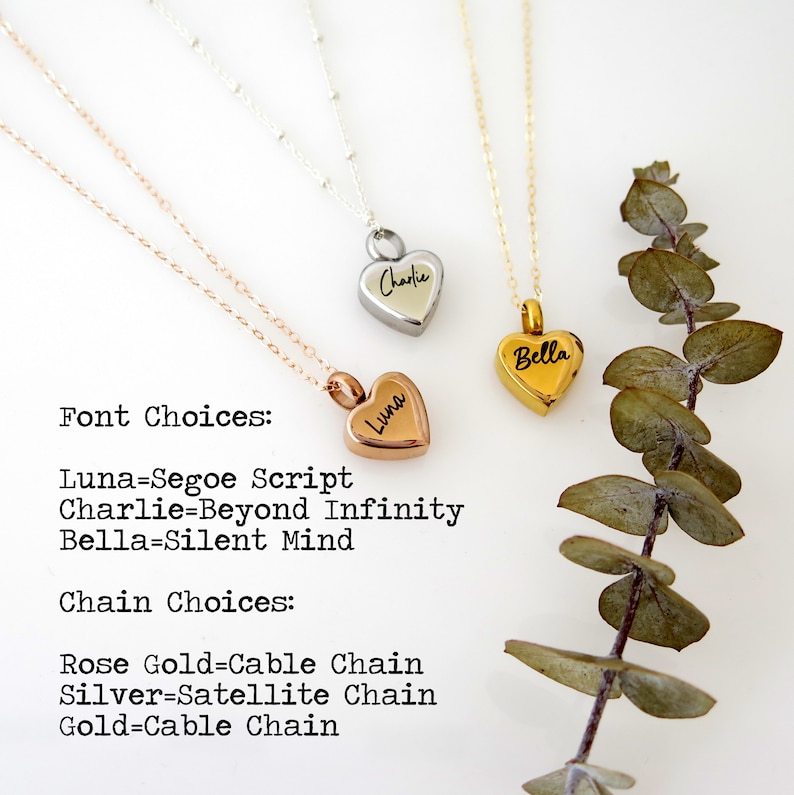 Ashes Necklace Pet Urn Necklace Cremation Jewelry Necklace Heart Necklace Rose Gold Urn Necklace for Human Ashes Pet Memorial Jewelry