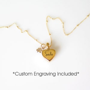 Pet Urn Necklace, Dog Ashes Necklace, Cremation Jewelry Necklace, Pet Memorial Jewelry, Personalized Gold Heart Cremation Necklace, Pet Gift image 4