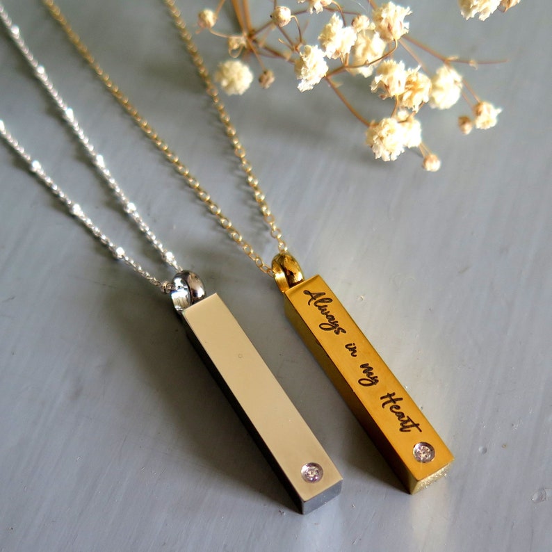 Urn Necklace for Human Ashes Ashes Necklace Personalized Etsy