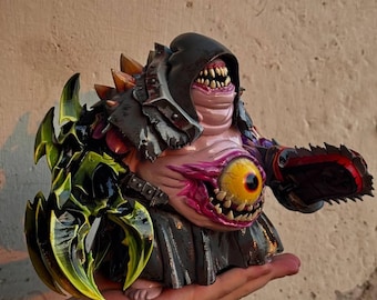 Figura de Pudge de Dota 2 – Estatua a gran escala pintada a mano | Artículo de colección premium hecho a pedido
