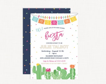 Fiesta Baby Shower Invitation | Fiesta Invitation | Baby Shower Fiesta Invitation | Baby Shower Invitation | Fiesta Shower Invitation