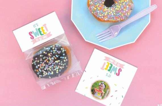 Sprinkles Bag Topper | Donut Birthday Party | Ice Cream Birthday Party | It's Sweet To Be One | Donut Party Favors | Ice Cream Favor | Photo Il_570xn