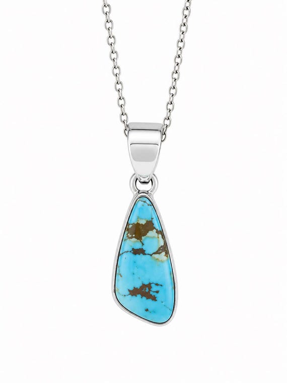 Golden Hills Turquoise & Sterling Silver Pendant