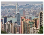 Hongkong vom Victoria Peak – Fine-Art-Fotoposter – Produktbild 1