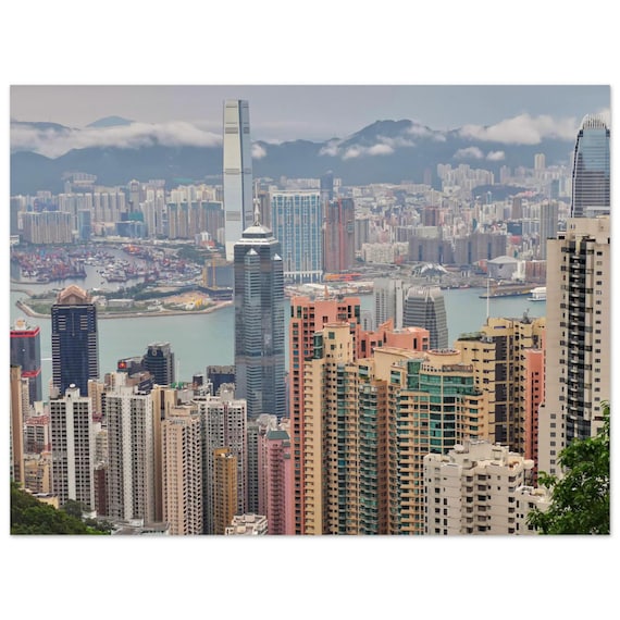 Hongkong vom Victoria Peak – Fine-Art-Fotoposter