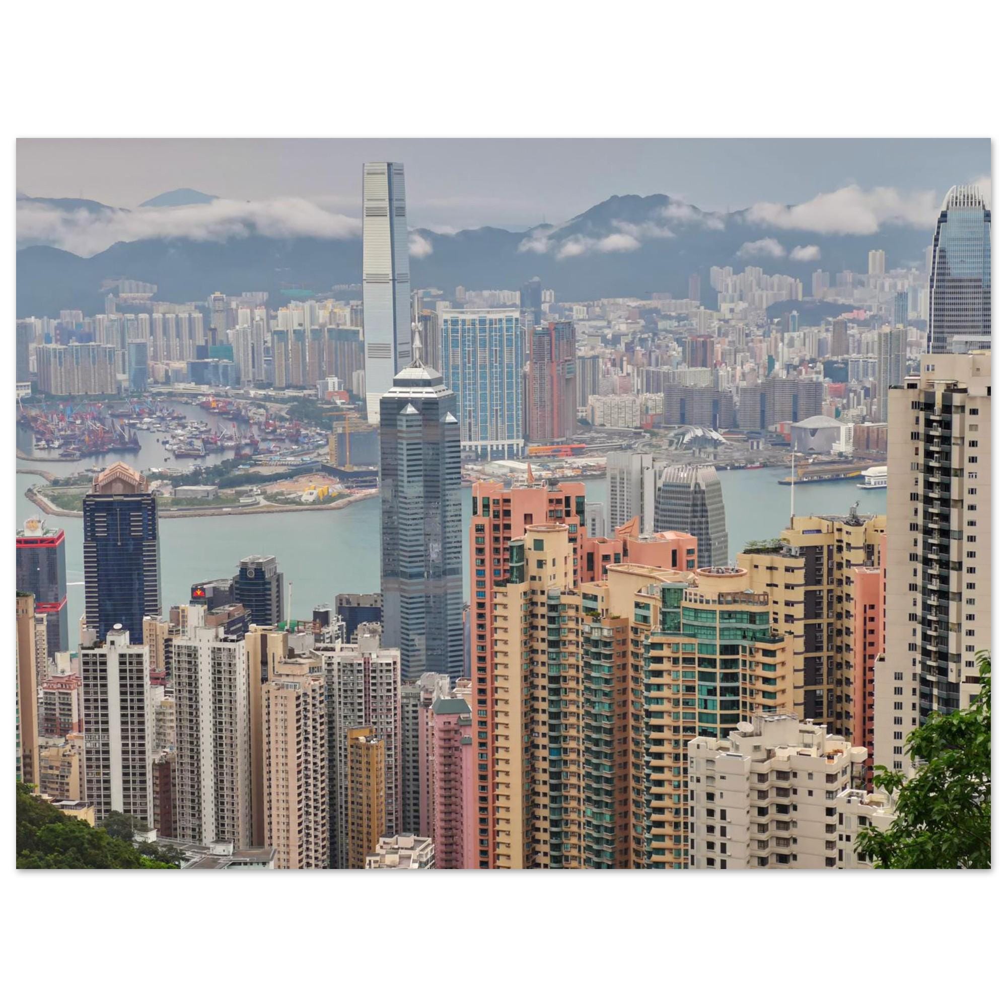 Hongkong vom Victoria Peak – Fine-Art-Fotoposter