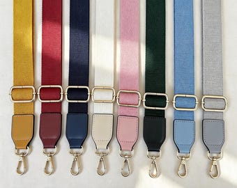 Canvas Bag Strap, 1.5 Inch Wide Adjustable Crossbody Replacement