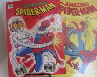 Download Spider Man Coloring Book Etsy