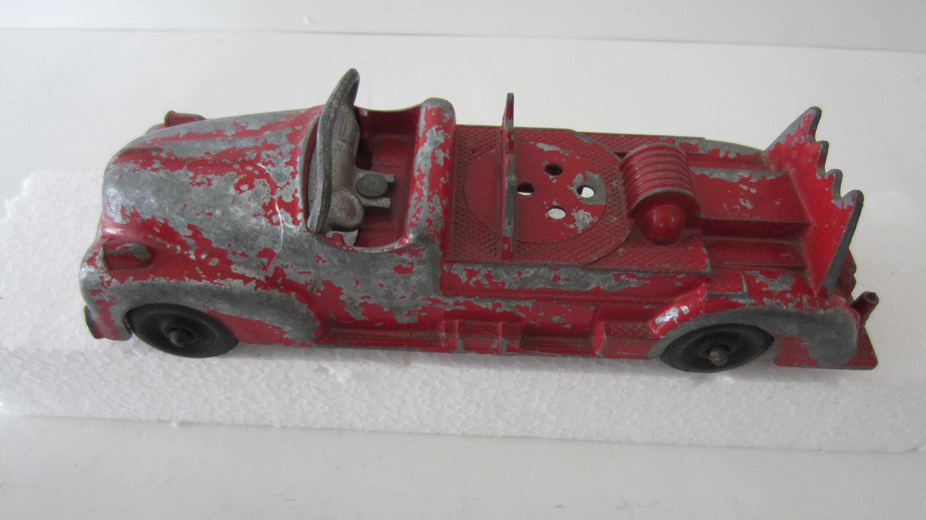 Vintage Hubley Toy Motor Express Semi Tractor Trailer Truck
