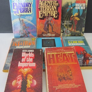 8 Vintage Science Fiction Paperback Books** Paperbacks 1960&#39;s ***All in Good Condition*  You Are Buying All Eight Books