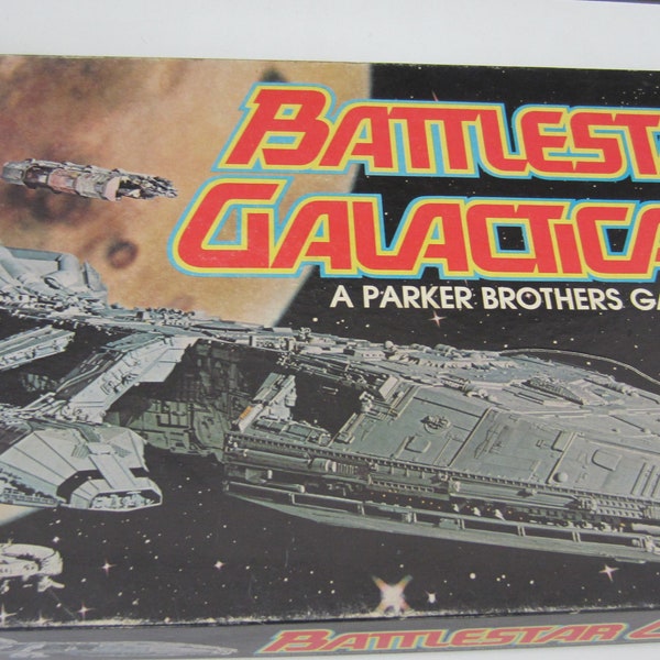 1978 BATTLESTAR GALACTICA  Board Game**Parker Bros. ** NO Spinner, ** Instructions, Game Board , Cards, Playing Pieces**Great Condition