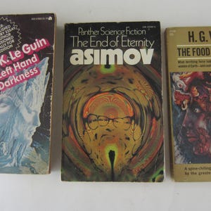 3 Vintage Science Fiction Paperback Books** Paperbacks 1960&#39;s- 70&#39;s ***All in Good Vintage Condition*  You Are Buying All Three Books