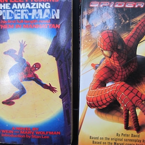 2 SPIDERMAN PAPERBACK BOOKS **Great Vintage Condition **You are Buying Both Books
