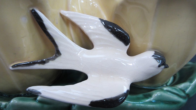 Mccoy Double Tulip With Bird Planter Mccoy 1950's | Etsy