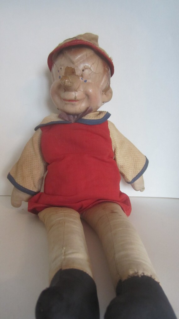 antique pinocchio doll