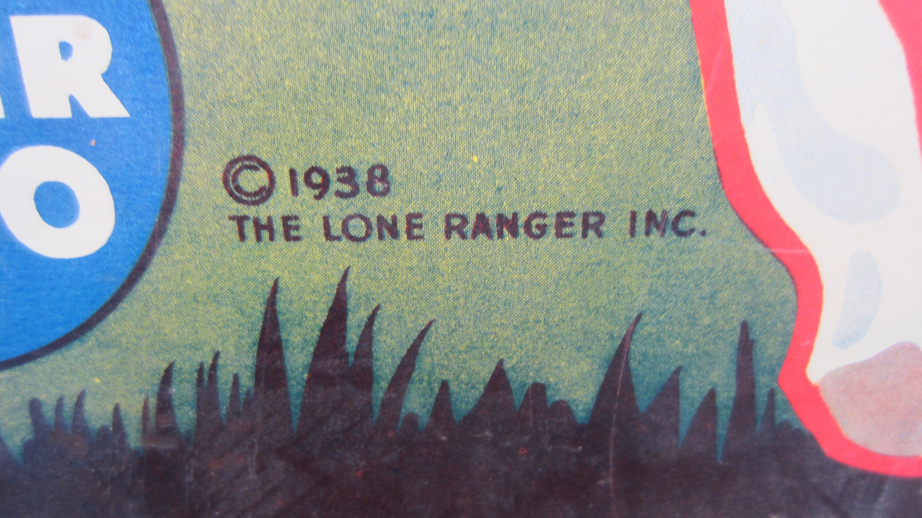 LONE RANGER TARGET Game*** Hi-yo Silver Target Game ** 1938