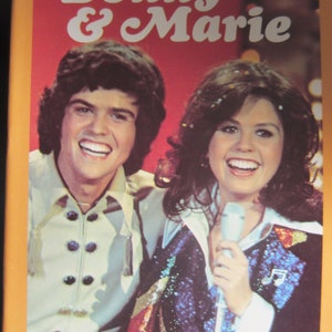 DONNY and MARIE  Golden All Star Book ***  Vintage  Story Book 1977** Bright Colored Pages **  Wonderful Condition** From T V Show
