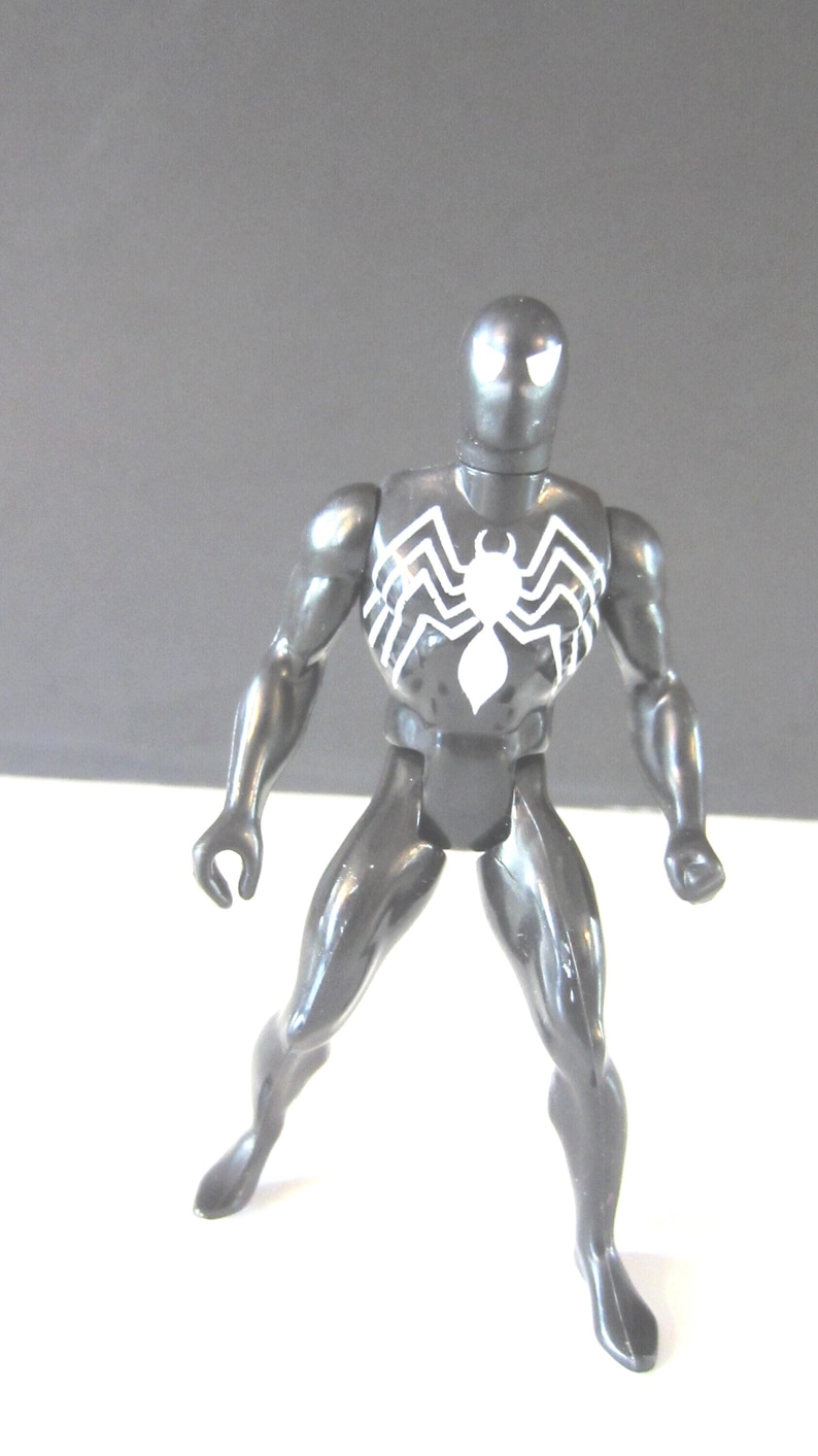 1984 MARVEL SECRET WARS Action Figure** Black Costume Spiderman** Hard To Find Figure, Wonderful ,Original Condition**Free Domestic Shipping image 1