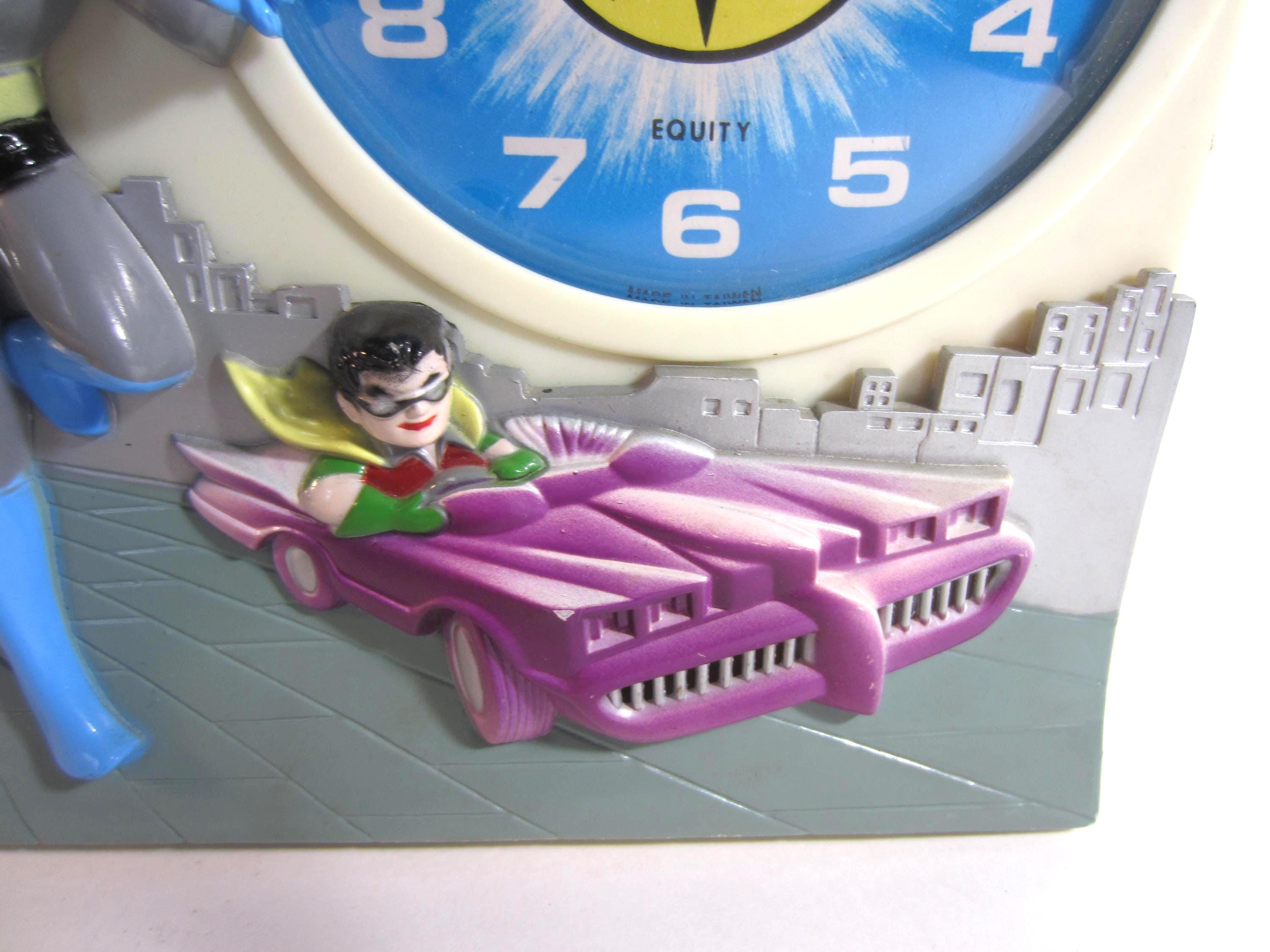 1970's BATMAN and ROBIN BATTERY Talking Alarm Clock** Janex Corp