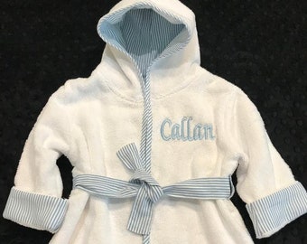 BABY BATH ROBE/bath robe/infant robe/spa/spa robe/baby spa robe/newborn gift/baby shower gift/personalized spa robe/monogrammed robe