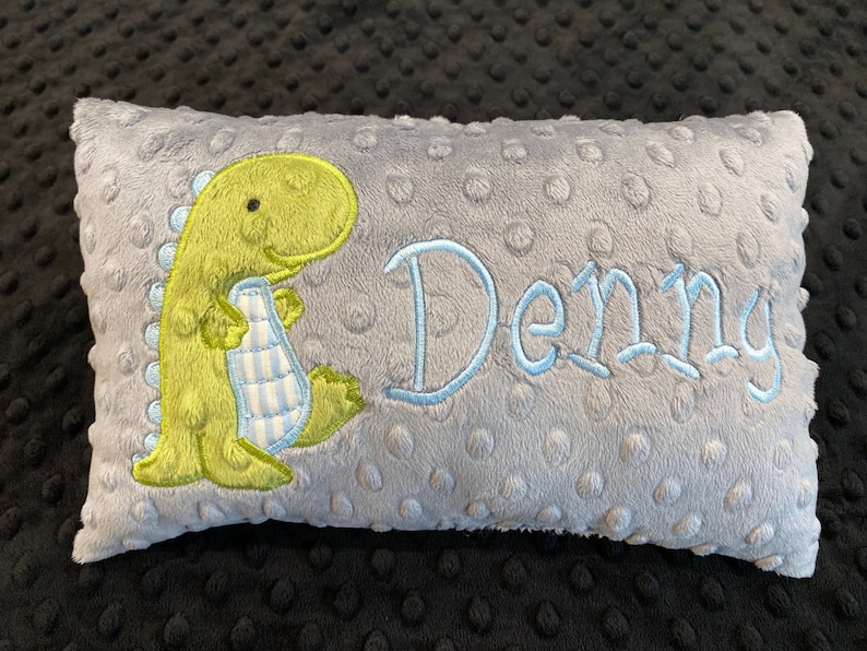 Dinosaur Pillow/dinosaur/minky Dinosaur Pillow/minky Etsy