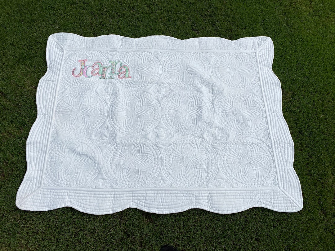 NAME Quilt/baby Name Quilt/newborn Quilt/applique Name Etsy