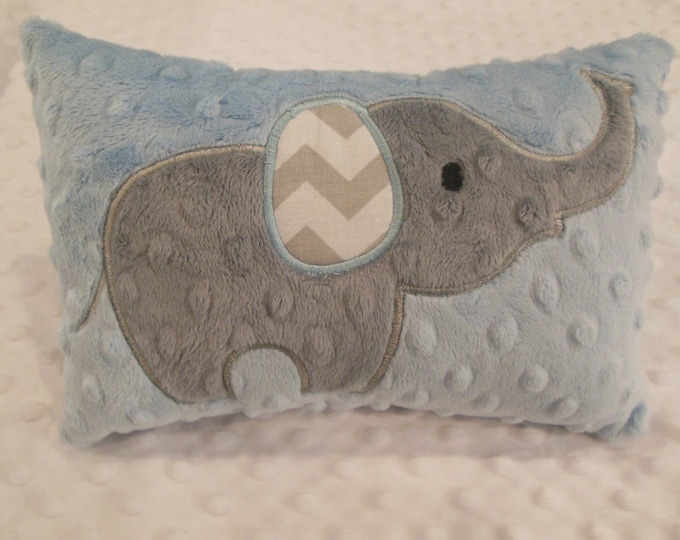 Elephant Pom Pom Pillow