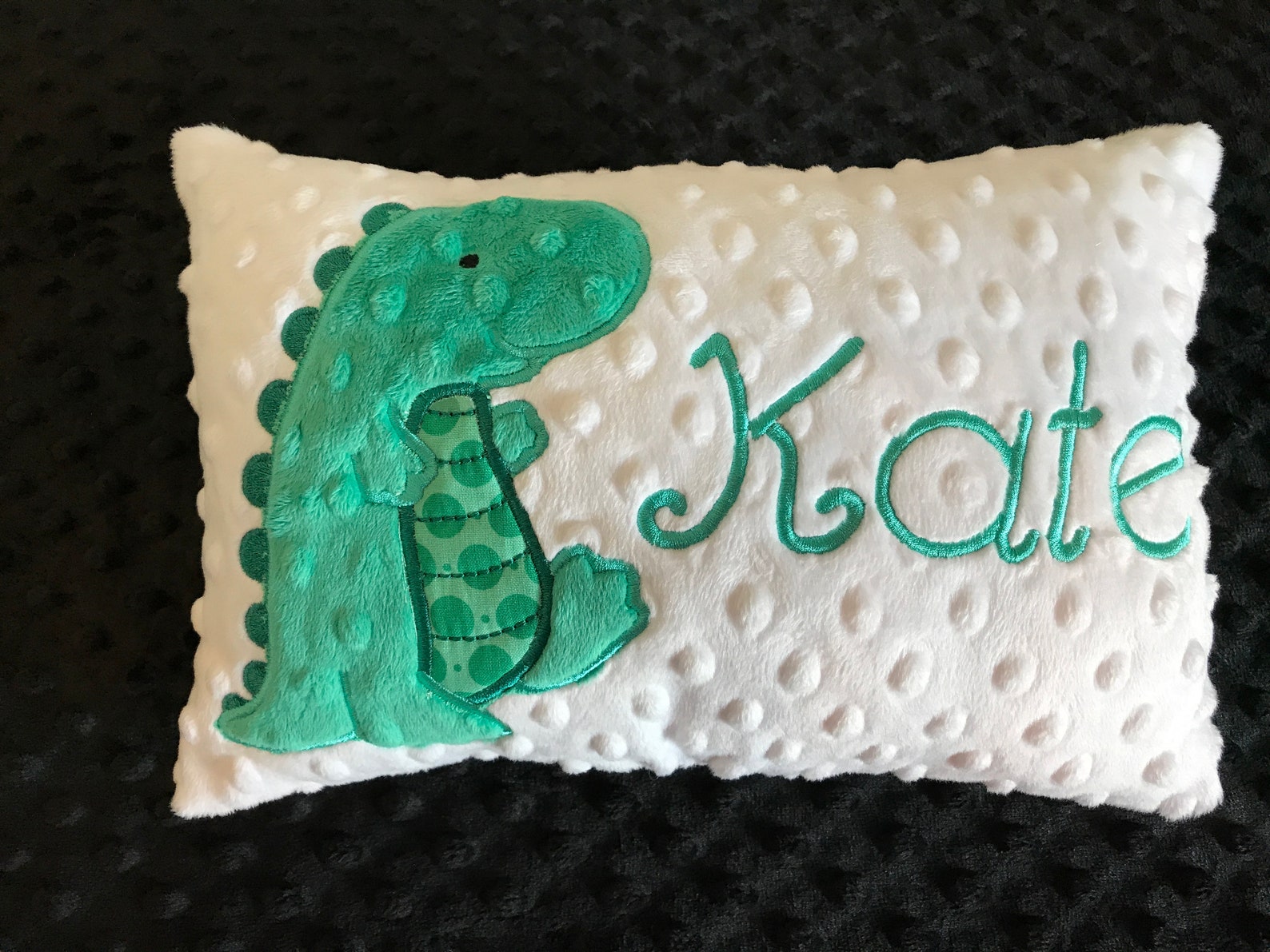Dinosaur Pillow/dinosaur/minky Dinosaur Pillow/minky Etsy