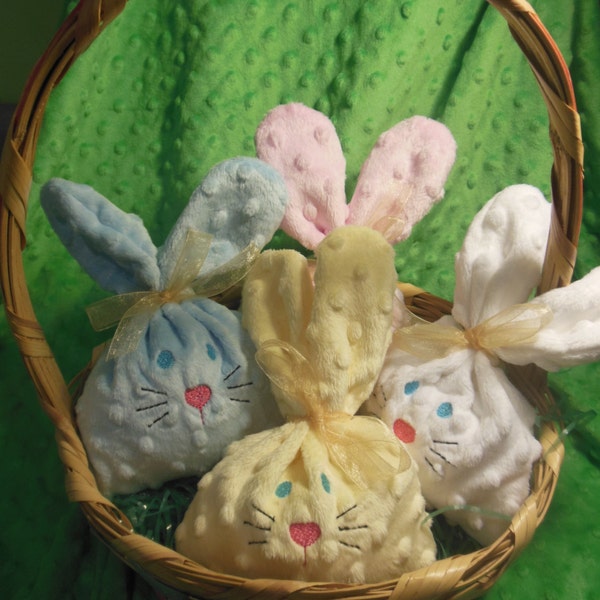 Easter Bunny Treat Bag/Bunny Bags/Easter/Easter Bunny bag/Easter Bunny/Easter Basket/Easter basket treat bags/Minky bag/minky bunny bag