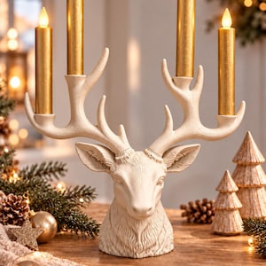 Holz kerzenhalter kerzenständer rustikal weihnachten