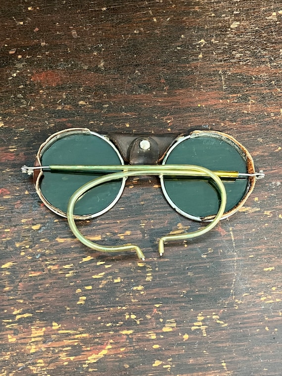 Vintage Machinist Glasses, Green Lens, Vintage Sa… - image 5
