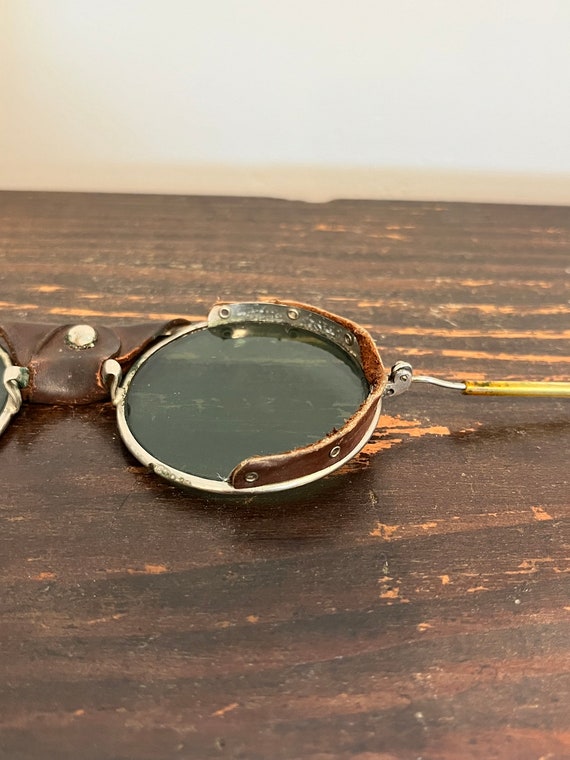 Vintage Machinist Glasses, Green Lens, Vintage Sa… - image 7
