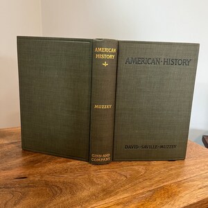 American History by David Saville Muzzey 1911 A Very Fine Edition, Antique Book