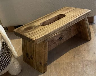 Beautiful Handmade Rustic Mini Step Stool