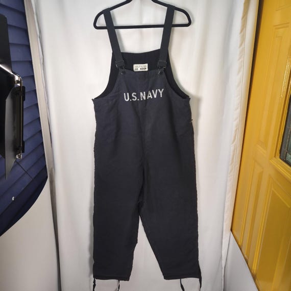 Vintage 40s USN N-1 Deck Overalls – Medium Size NXss … - Gem